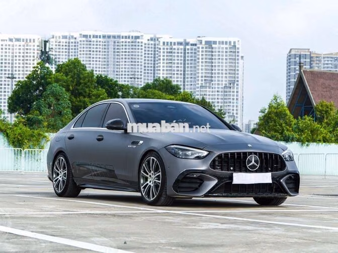 Mercedes C300 AMG 2021 CBU Xám nhám Đức