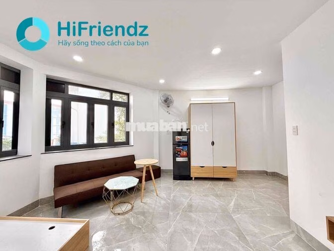 CĂN HỘ MỚI XÂY - FULL NỘI THẤT - NGAY BỐN XÃ - CỬA SỔ TRỜI SIÊU THOÁNG
