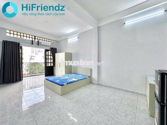 🔥CHO THUÊ CĂN HỘ STUDIO BAN CÔNG FULL NỘI THẤT RỘNG 35M2 NGUYỄN KIỆM