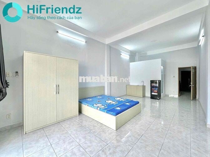🔥CHO THUÊ CĂN HỘ STUDIO BAN CÔNG FULL NỘI THẤT RỘNG 35M2 NGUYỄN KIỆM