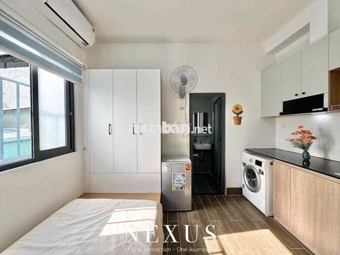 STUDIO CỬA SỔ MÁY GIẶT RIÊNG FULL NỘI THẤT_PHẠM VĂN CHIÊU QGV