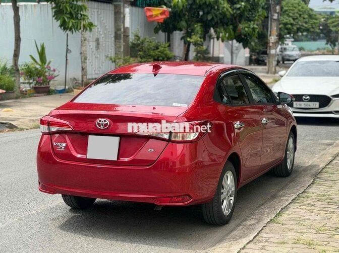 Toyota Vios G 2020 Đỏ 63000 km
