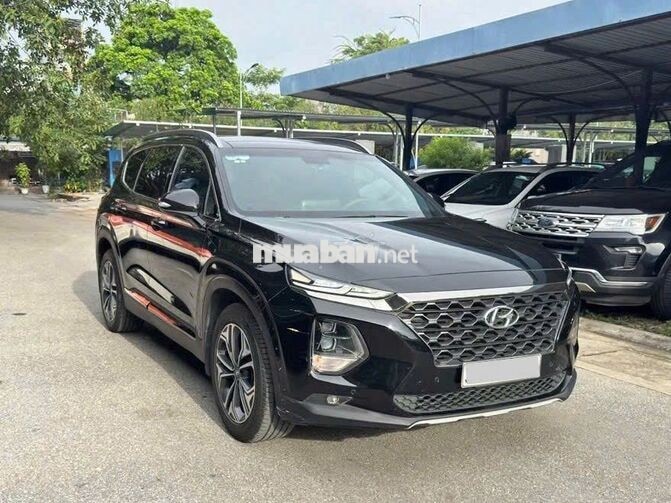 Hyundai SantaFe 2019 2.4L full xăng Đen