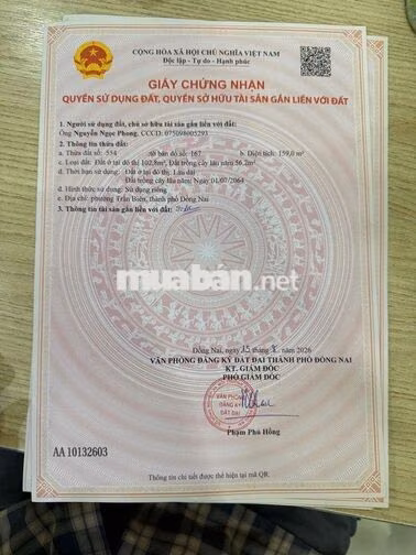 chính chủ cần bán đất hoặc nhà , có hoa hồng cho người giới thiệu