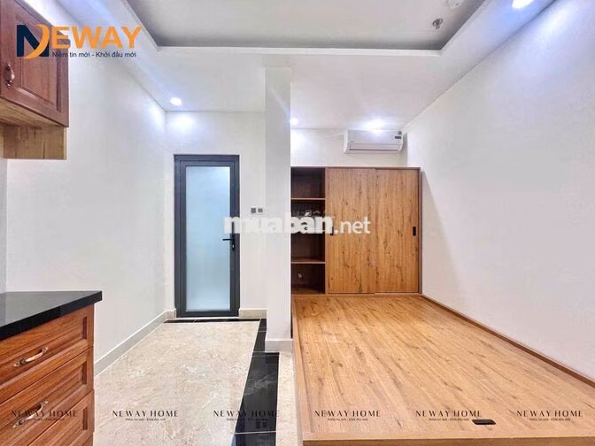 Cho thuê phòng studio cửa sổ hành lang, Mới 100%, 10 phút tới VLU