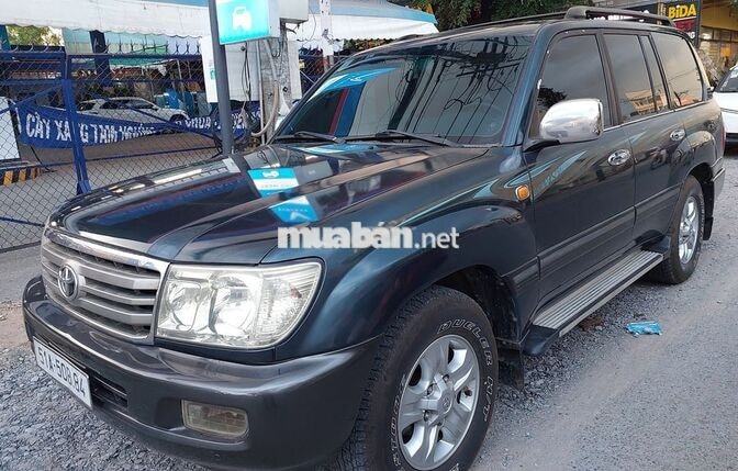 Toyota Land Cruiser LC100 2005 Xanh Số tay