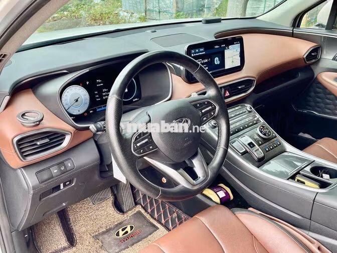 Hyundai SantaFe 2022 2.2D Cao Cấp Trắng 36.000 km