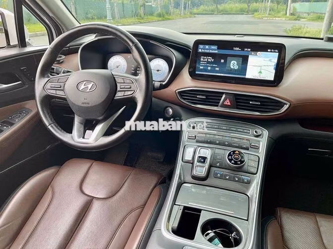 Hyundai SantaFe 2022 2.2D Cao Cấp Trắng 36.000 km