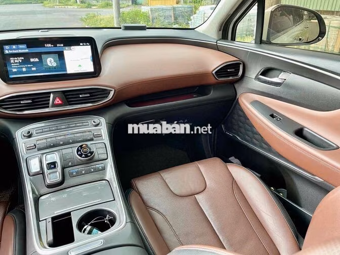 Hyundai SantaFe 2022 2.2D Cao Cấp Trắng 36.000 km