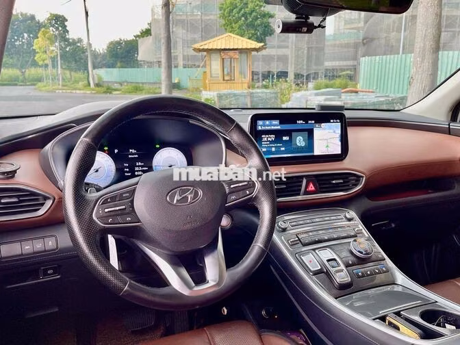 Hyundai SantaFe 2022 2.2D Cao Cấp Trắng 36.000 km