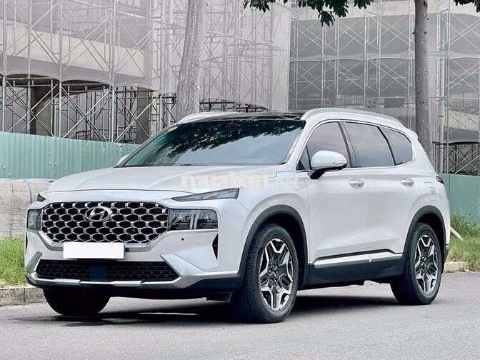 Hyundai SantaFe 2022 2.2D Cao Cấp Trắng 36.000 km