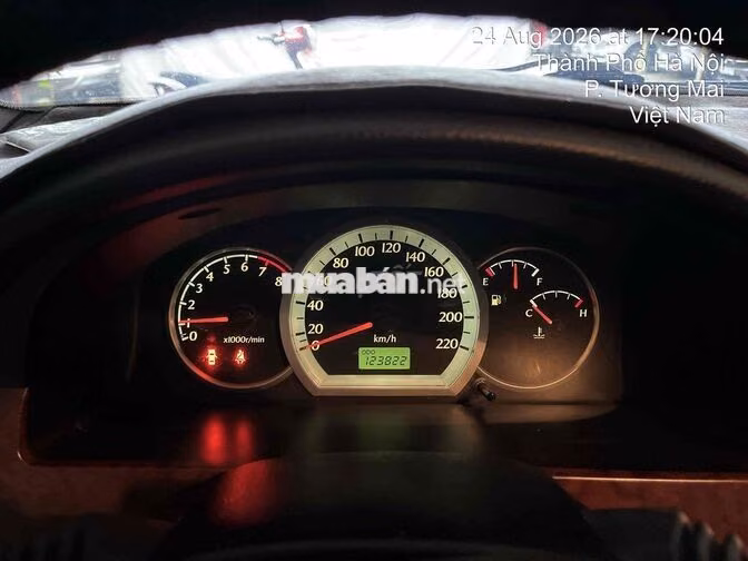 Daewoo Lacetti 2004 Đen Odo 123.822 km