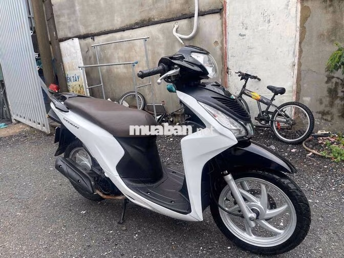 Honda Vision 2016 Trắng đen biển thành phố