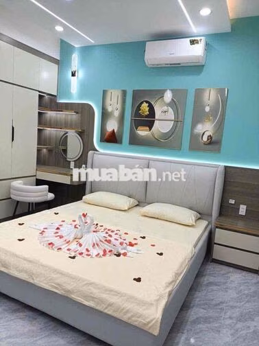Cho thuê nhà 2 lầu 1 trệt Bình Chuẩn,Thuận An,Bình Dương.