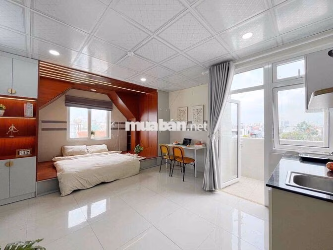 CĂN HỘ FULL NT BAN CÔNG NGAY CỔNG ĐẠI HỌC VĂN LANG