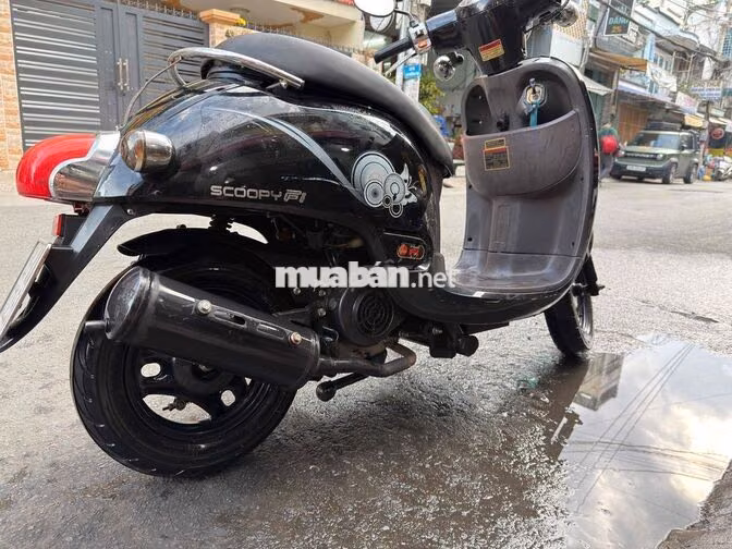 Honda Scoopy Fi Nhập khẩu màu Đen