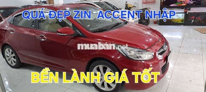 Hyundai Accent 2012 Đỏ Tự động 108.000km