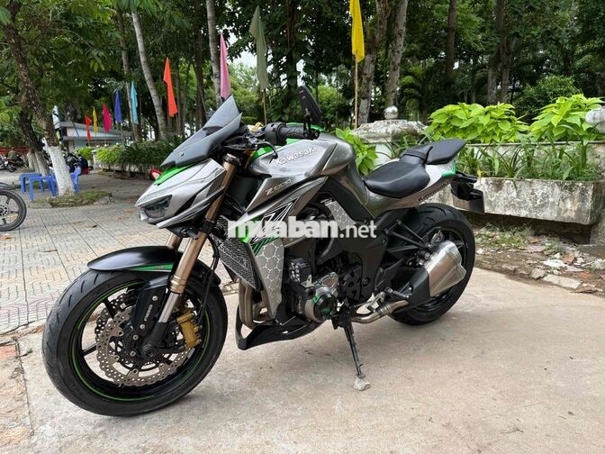 Kawasaki Z1000 2014 Xám, xanh lá