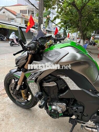 Kawasaki Z1000 2014 Xám, xanh lá