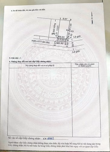 Cần bán gấp đất thổ cư 86m2 xã Bà Điểm mới