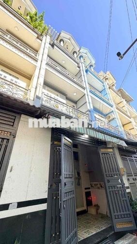 6,69 tỷ T.lượng, 57m², Nhà 4 Tầng, 4 PN, Hẻm Ô Tô 6m, Bình Trị Đông