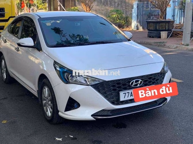 Hyundai Accent 2023 Bản đủ Số sàn Trắng