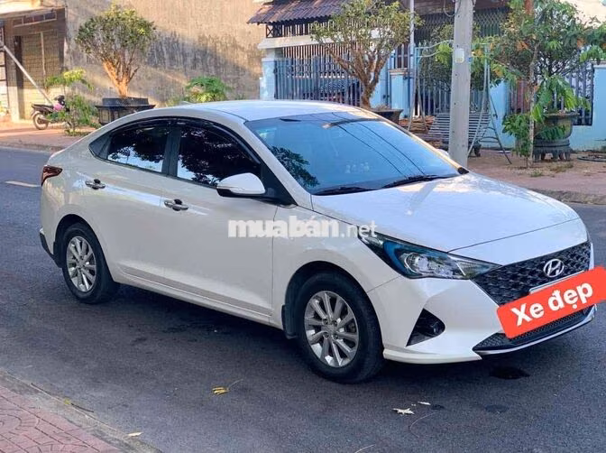 Hyundai Accent 2023 Bản đủ Số sàn Trắng