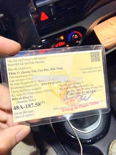 KIA K3 2022 Đen Đăng Ký 2023