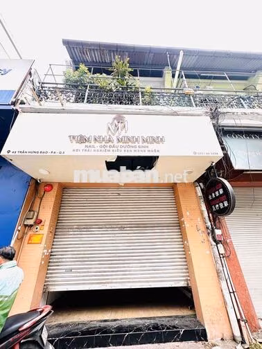 nhà mặt tiền trần hưng đạo cho thuê
