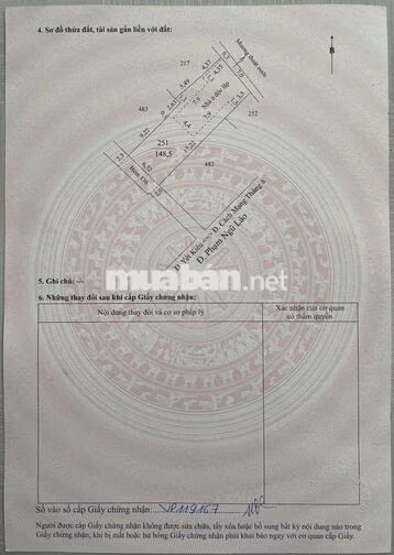 Chính chủ bán lô đất đường Phạm Ngũ Lão quận Ninh Kiều