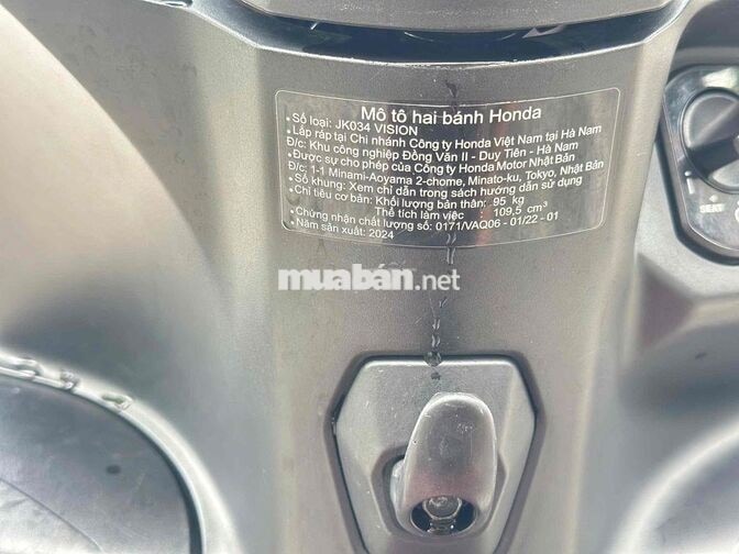 Honda Vision 2024 màu Đỏ