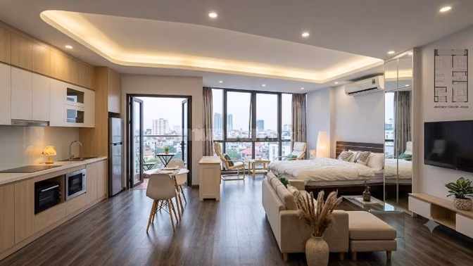 Bán nhà Tô Ngọc Vân 130m2, 8 tầng cho thuê, view Hồ Tây