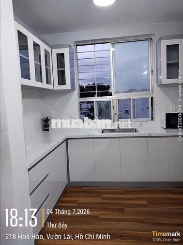 Căn góc Cao ốc B Ngô Gia Tự đường Hòa Hảo, Phường Vườn Lài TPHCM