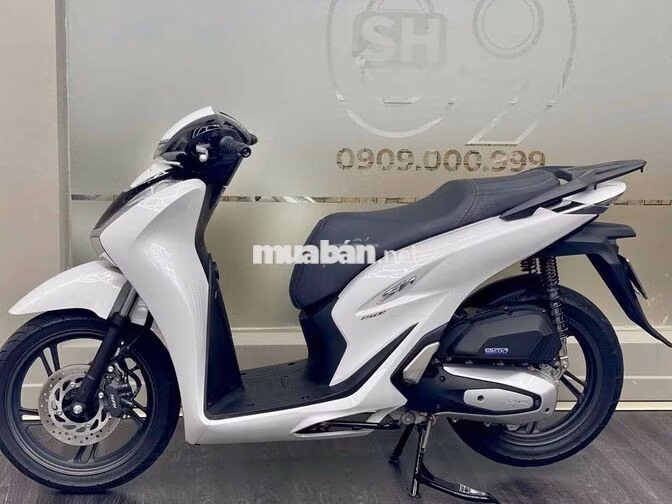 Honda SH 125 CBS 2023 Trắng Bạc Đen
