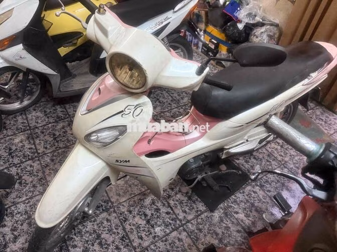 SYM Angela 50cc 2020 Trắng, Hồng