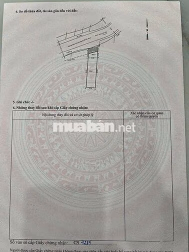 Đất Mặt Tuền Giá Rê 6.5 x 24m Giá 5.25 Tỷ MT Đg XTT 4 Xã Bà Điểm 