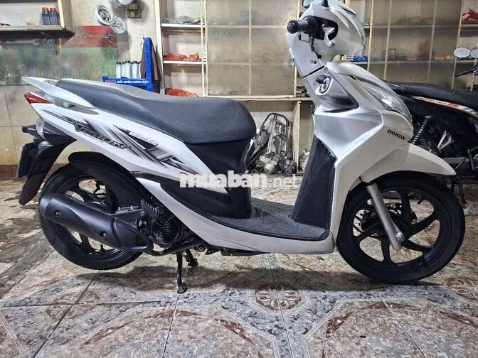 Honda Vision FI 2012 Trắng bạc đen