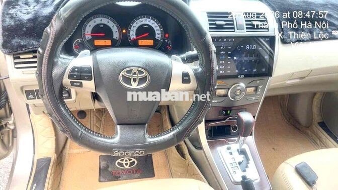 Toyota Corolla Altis 2012 Số tự động Vàng cát