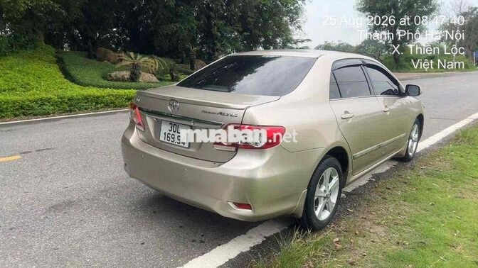Toyota Corolla Altis 2012 Số tự động Vàng cát