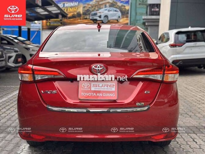 Toyota Vios G CVT 2020 Đỏ 33.000km CHÍNH HÃNG