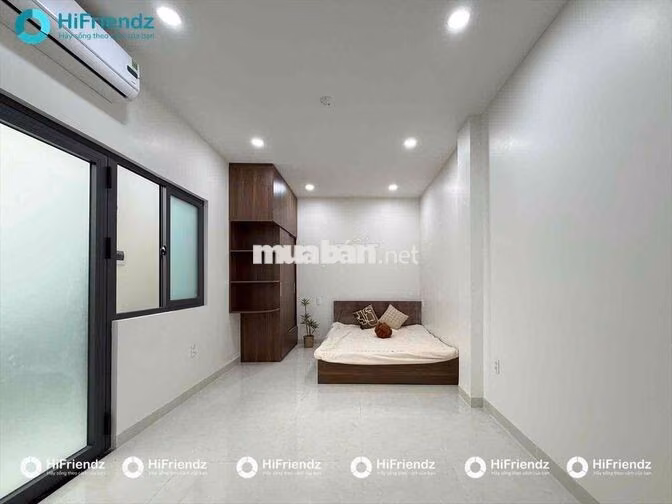 STUDIO MỚI CỬA SỔ GIẾNG TRỜI THOÁNG - FULL NỘI THẤT - NHÀ THANG MÁY