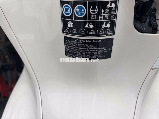Honda SH 150CBS 2023 Trắng