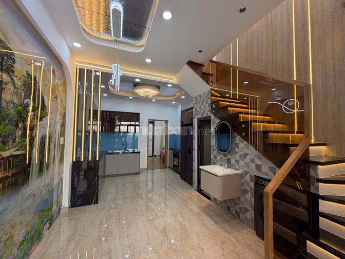 Tặng full Nội Thất Cao Cấp, Khuông Việt, 4x16,5m, 66m2, chỉ hơn 7 tỷ