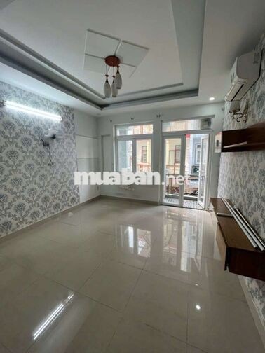 cho thuê nhà mới đẹp đúc 3 lầu hẻm xe tải nguyễn văn lương gò vấp 18tr