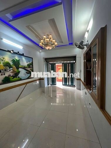 cho thuê nhà mới đẹp đúc 3 lầu hẻm xe tải nguyễn văn lương gò vấp 18tr