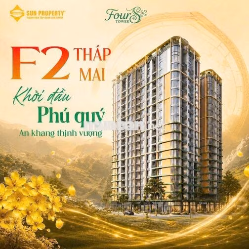 Với 2.36 tỷ Sở hữu ngay căn hộ Sungrouup tại Fours Tower Đà Nẵng
