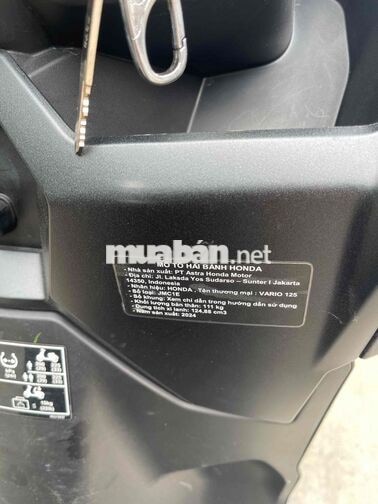 Honda Vario 125 đăng kí t7 , 2025 Đen 1790 km