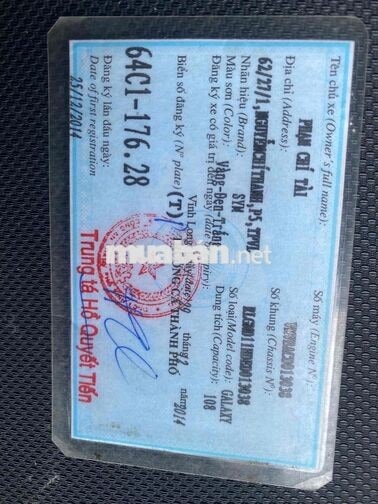 SYM Galaxy SR 2014 chính chủ