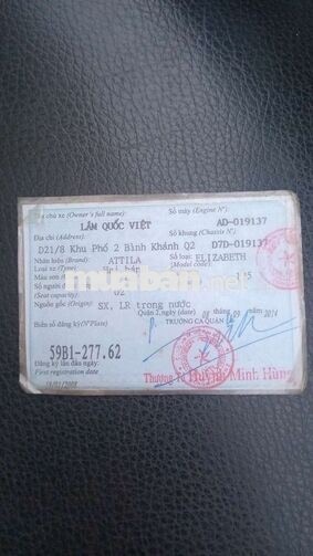 SYM Attila Elizabeth 2008 Đỏ 45714 km