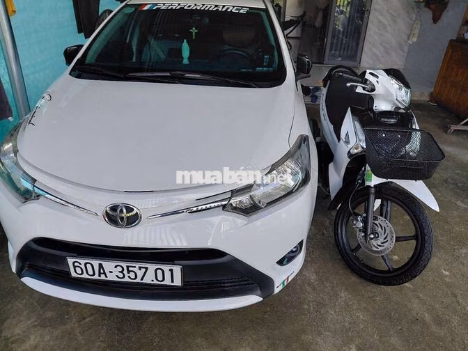 Toyota Vios 2017 Trắng Xe gia đình